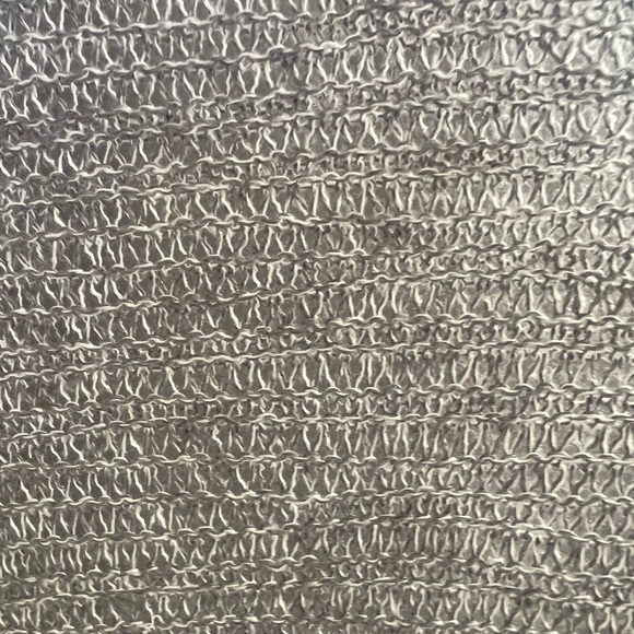 Chico’s Gray Mesh Open Sweater - Picture 3 of 4